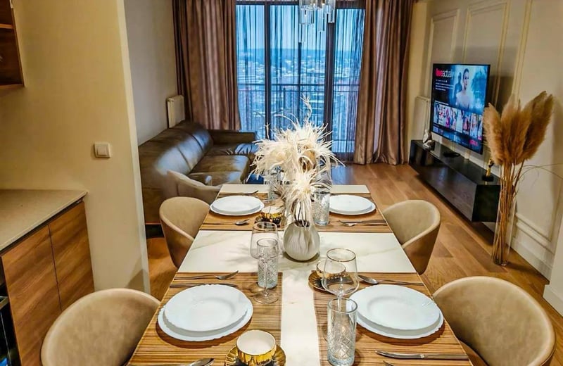 Rental of a modern 3-room apartment, 81 m², Belgrade, Serbia